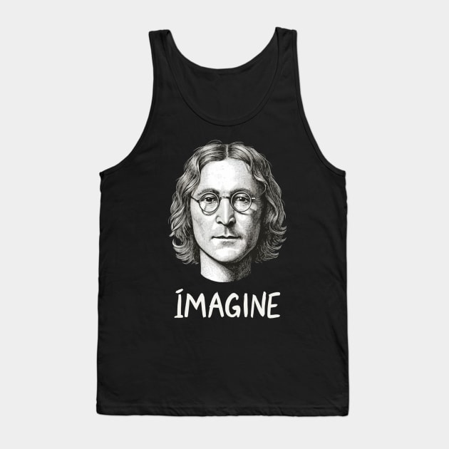 john lennon imagine Tank Top by Aldrvnd